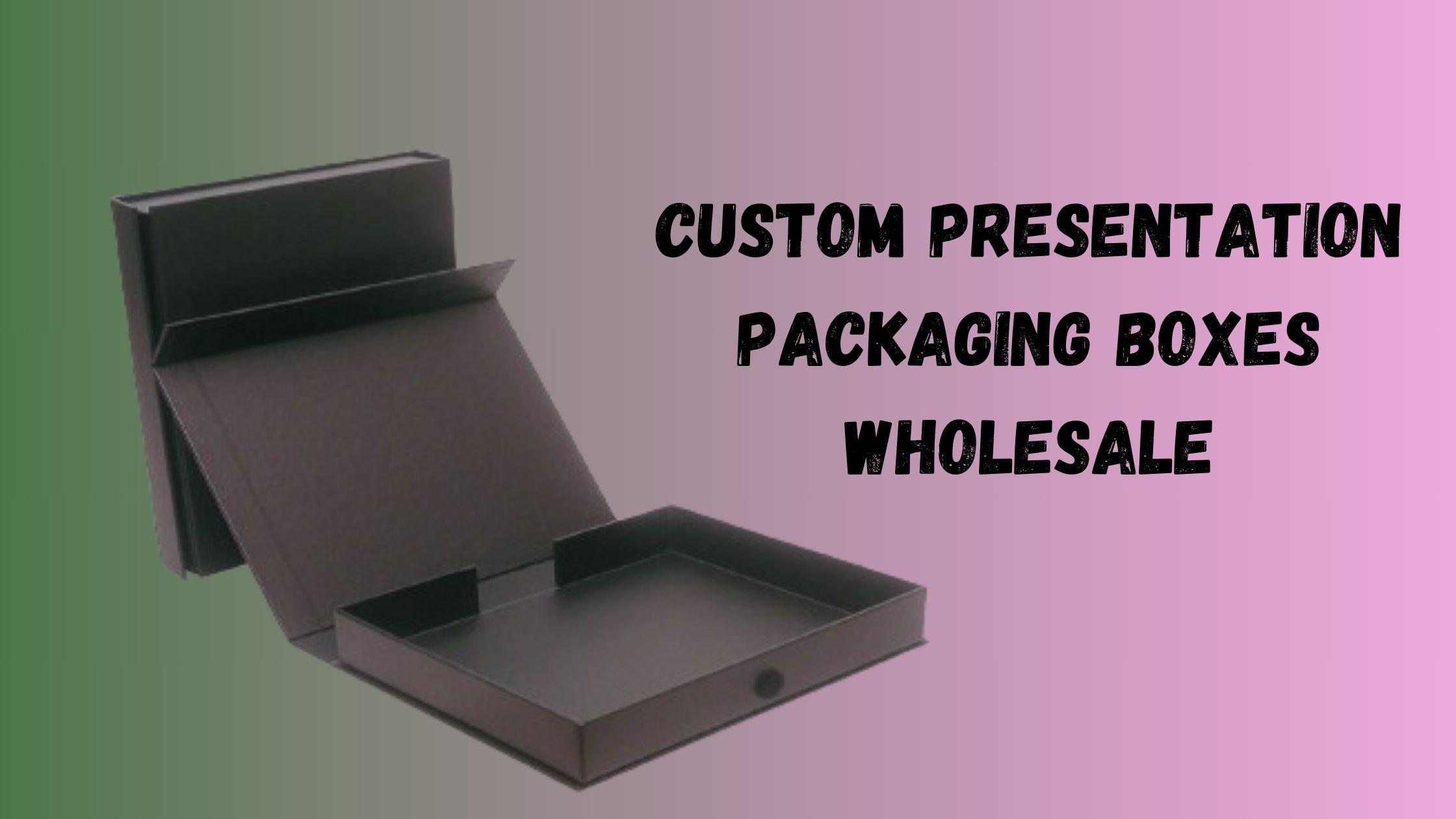 Brand Positioning with Wholesale Custom Presentation Boxes